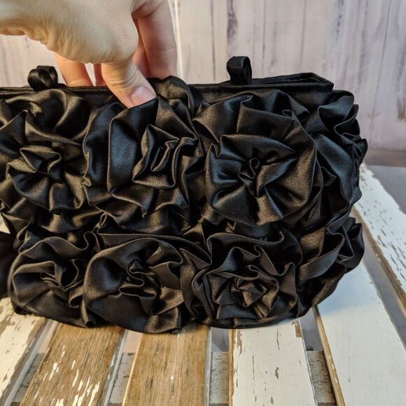 mod by design black evening purse handbag bag casu - Picture 3 of 5